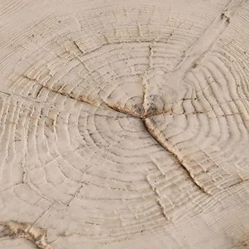 COSIEST Atmosphere-Enhancing Faux Wood Log Table