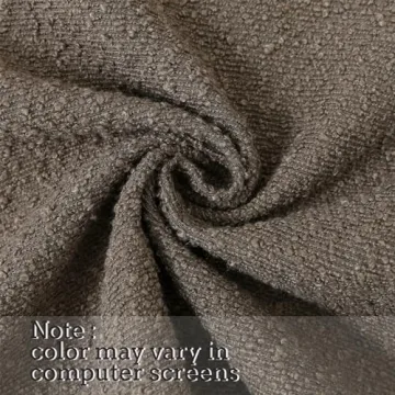 Jeneoo Light Brown Decorative Lumbar Pillow Cover