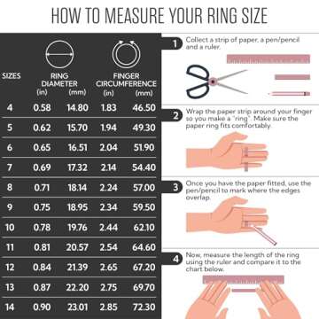 Rinfit Silicone Rings Women - Promise Ring, Silicone Wedding Bands for Her - Metal Framed Pear - Pack G: White/Silver, Size 6