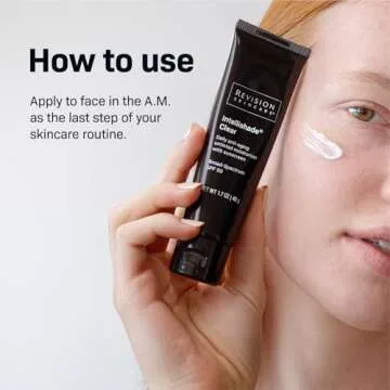 Revision Skincare Intellishade® Clear, Anti Aging Daily Moisturizer with SPF 50, Untinted and Oil Free, with Peptides and Hyaluronic Acid, 1.7 oz