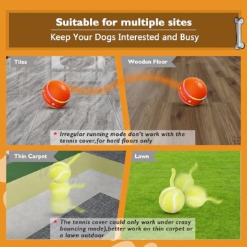 PetDroid Interactive Dog Ball - Motion Activated Fun