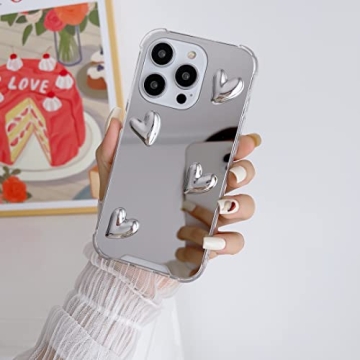Shinymore iPhone 13 Pro Max Mirror Case Cute & Flexible