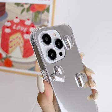 Shinymore iPhone 13 Pro Max Mirror Case Cute & Flexible