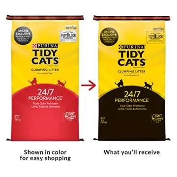 Purina Tidy Cats Clumping Cat Litter, 24/7 Performance Multi Cat Litter - 40 lb. Bag