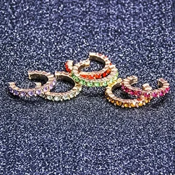 Colorful MOEPAPA Ear Cuff Set for Every Occasion