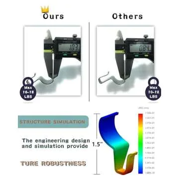 NACETURE Vinyl Siding Hooks for Easy Outdoor Decoration