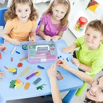 Aestd-ST Polymer Clay 72 Colors, Modeling Clay for Kids, Non-Sticky Oven Bake Clay with Sculpting Tools, Holiday Gift for Kids and Artists.