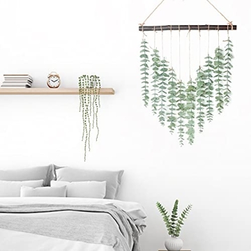 Charming Artificial Eucalyptus Hanging Wall Decor
