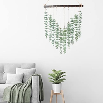 Charming Artificial Eucalyptus Hanging Wall Decor