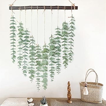 Charming Artificial Eucalyptus Hanging Wall Decor