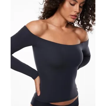 INLYRIC Women's Off The Shoulder Top for Comfort and Style