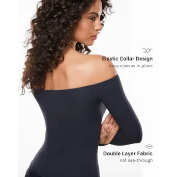 INLYRIC Women's Off The Shoulder Top for Comfort and Style