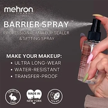 Mehron Makeup Barrier Spray for Long-Lasting Finish