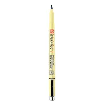 Sakura Pigma Graphic Pen 1.0 mm Pack of 12 for Artists and Crafters