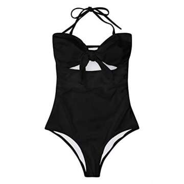 Stylish QINSEN Strapless High Waist Swimsuit for Women