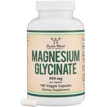 Magnesium Glycinate 400mg Vegan Safe High Absorption