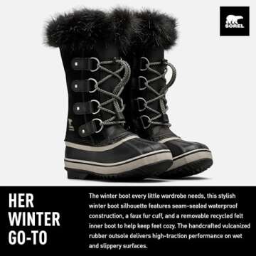 Sorel Youth Joan of Arctic Waterproof Boots for Kids