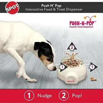 SPOT Push N’ Pop Interactive Dog Food Dispenser