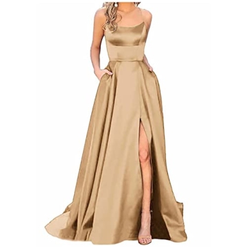 Elegant Off-The-Shoulder Satin Maxi Dress for Women