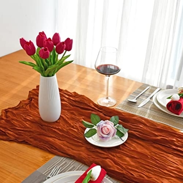 Mandy's Vibrant 20pcs Hot Pink Artificial Tulips for Every Occasion