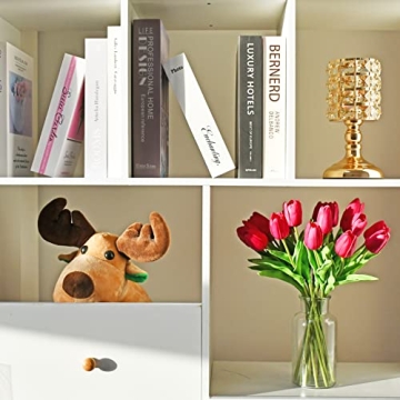 Mandy's Vibrant 20pcs Hot Pink Artificial Tulips for Every Occasion