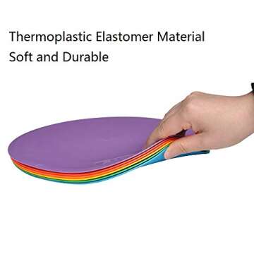 Eco Walker Spot Markers: Colorful 10-inch Training Tools