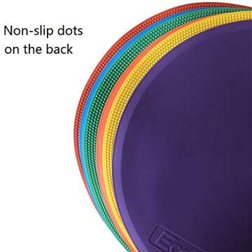 Eco Walker Spot Markers: Colorful 10-inch Training Tools
