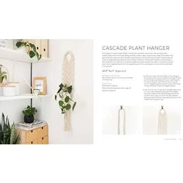 Macramé at Home: Add Boho-Chic Charm to Every Room with 20 Projects for Stunning Plant Hangers, Wall Art, Pillows and More