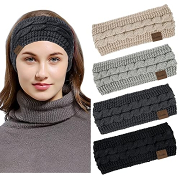 Loritta Fleece Lined Headbands for Women - Stylish Warmth