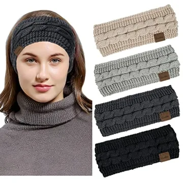 Loritta Fleece Lined Headbands for Women - Stylish Warmth