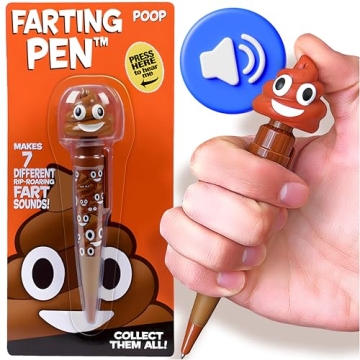 Kamhi World Farting Poop Pen - Hilarious Gag Gift for All Ages!