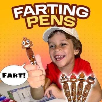 Kamhi World Farting Poop Pen - Hilarious Gag Gift for All Ages!