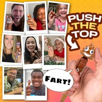 Kamhi World Farting Poop Pen - Hilarious Gag Gift for All Ages!