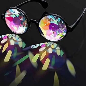 Lelinta Kaleidoscope Goggles for Parties and Raves