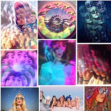 Lelinta Kaleidoscope Goggles for Parties and Raves