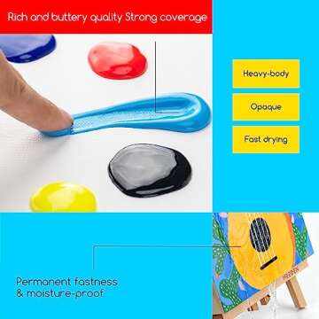 MEEDEN 2L Titanium White Acrylic Paint for Artists