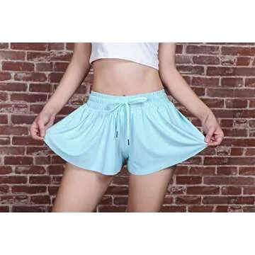 Comfortable Flowy 2 in 1 Women's Gym Shorts & Skirts