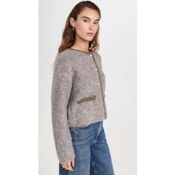 Line & Dot Women's Mayfair Sweater in Grey Multi