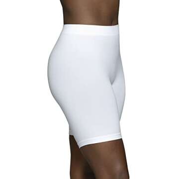 Vanity Fair womens Lightweight Smoothing Seamless Slip Short (S-3xl) Shapewear Briefs, Seamless Wais...