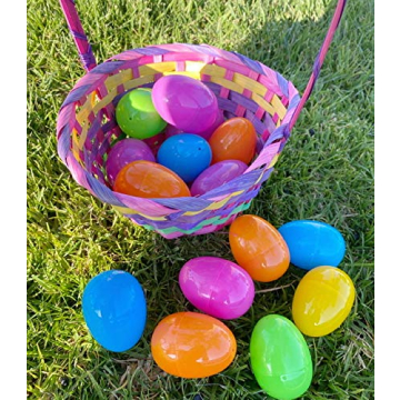 Bright Plastic Easter Eggs Assortment for Hunt Fun