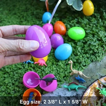 Bright Plastic Easter Eggs Assortment for Hunt Fun