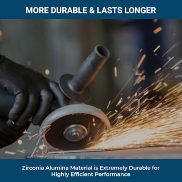 Benchmark Abrasives 4.5" Premium Zirconia Flap Discs 60 Grit
