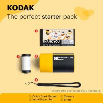 KODAK Memo Shot ERA Kids Instant Camera and Photo Printer