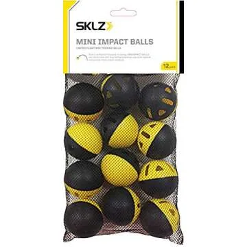 SKLZ Mini Impact Practice Baseballs - Durable Training Balls 12ct