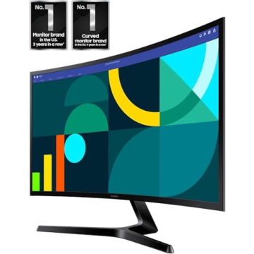 Samsung 27" Essential S3 Curved Computer Monitor - Immersive 100Hz Gaming Experience