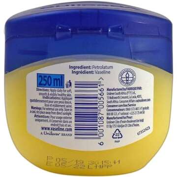 VASELINE BLUESEAL PURE PETROLEUM JELLY 250ML - ORIGINAL