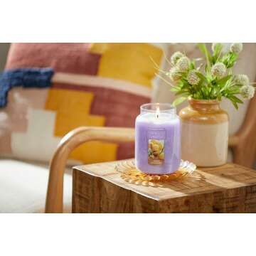 Lemon Lavender Scented Candle - 22oz Classic Jar