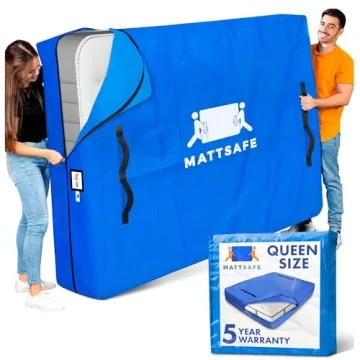 Nordic Elk Mattress Bags for Moving and Storage (Queen) Heavy Duty Moving Supplies, 8 Sturdy Handles...