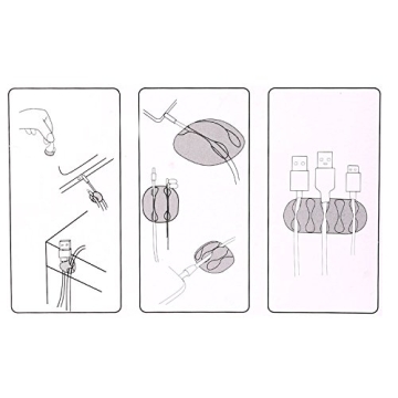 Bluegogo Cable Clips - Durable Self-Adhesive Organizer