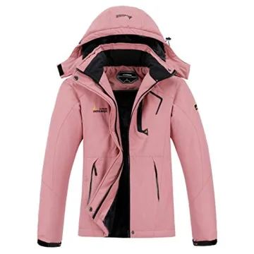 MOERDENG Women's Waterproof Ski Jacket Warm Winter Snow Coat Mountain Windbreaker Hooded Raincoat Ja...